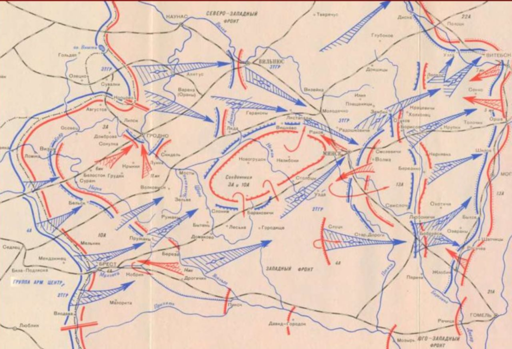 Карта наступления германии на ссср 1941 года