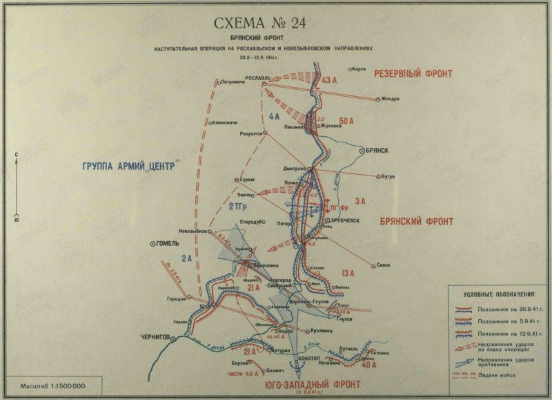 Карта мценска 1941