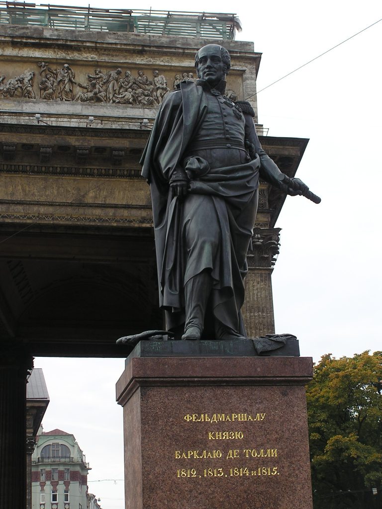 Памятник барклаю де толли в санкт петербурге