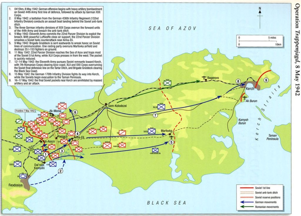 Крымская оборонительная операция 1941 карта