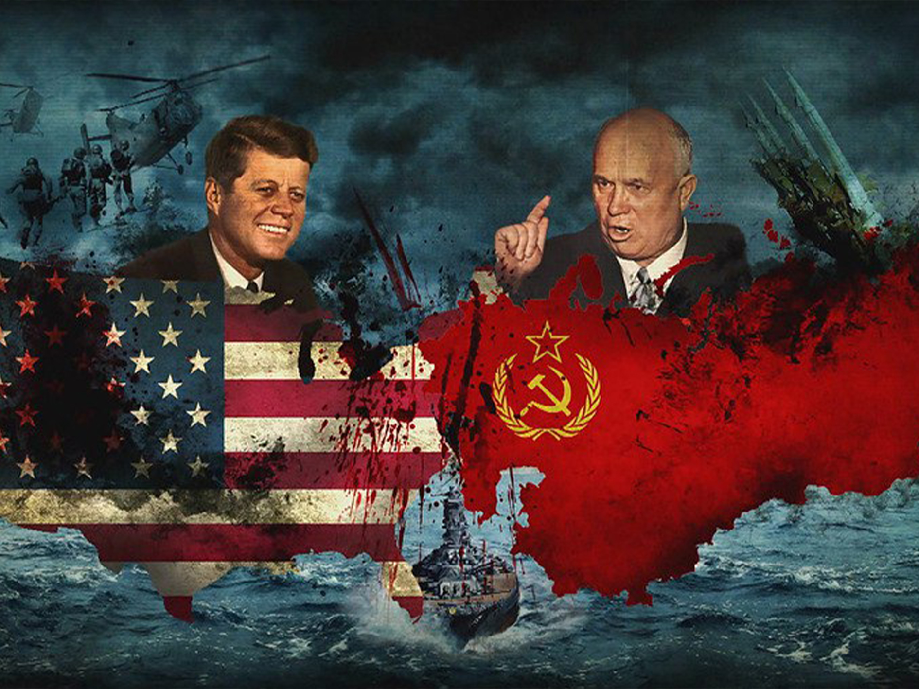 Карибский кризис ядерная угроза. Кеннеди Карибский кризис. Карибский кризис Кеннеди против Хрущева. Начало Карибского кризиса – противостояния между СССР И США.