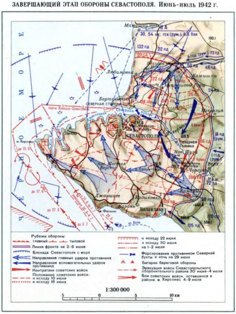 Крымская оборонительная операция 1941 карта