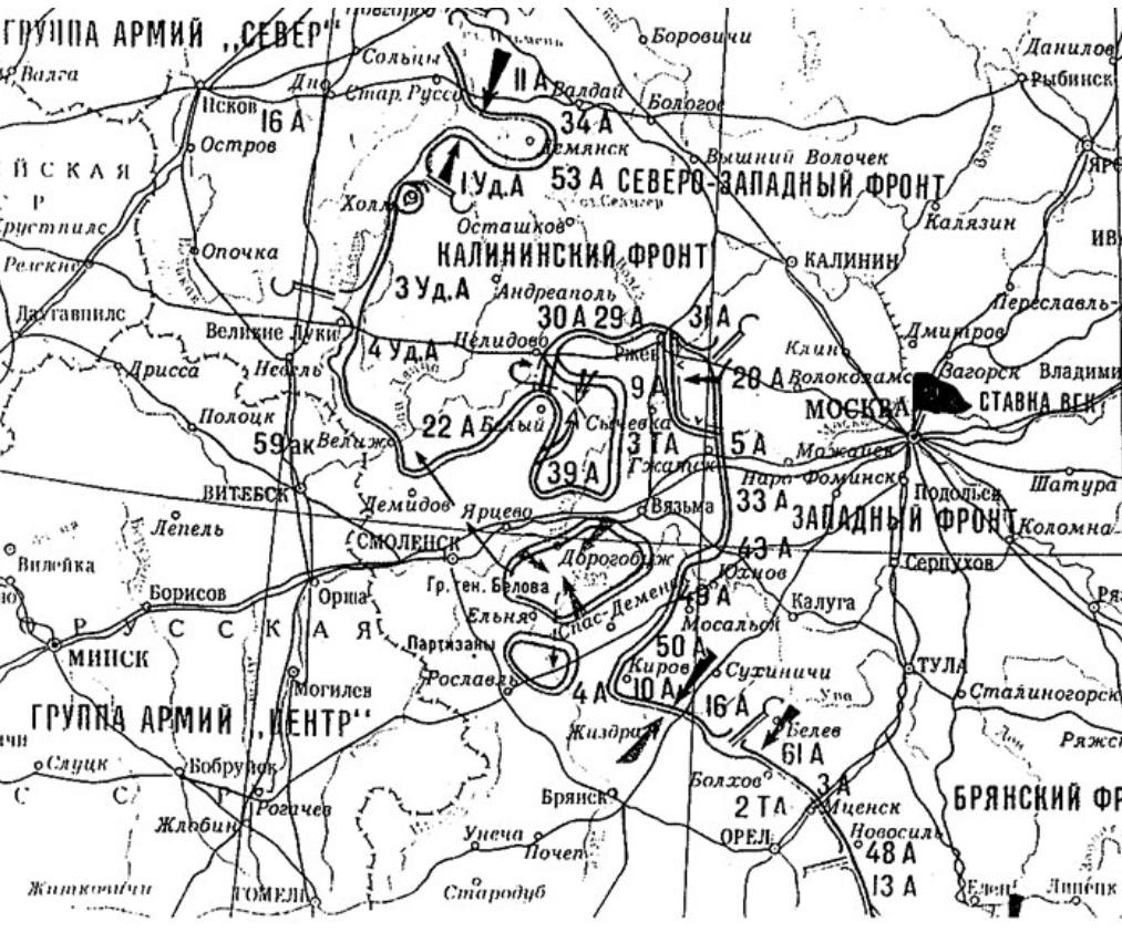 Карта ржевского района тверской области 1942 года