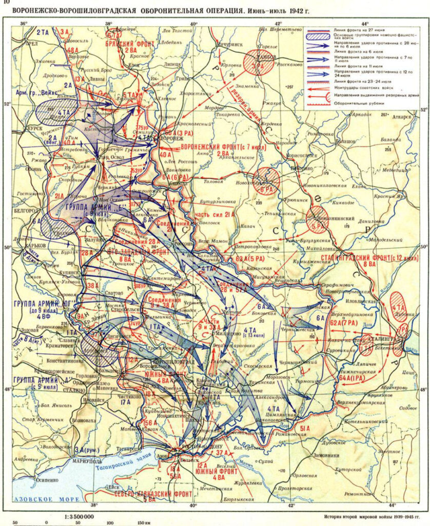 Великая отечественная война карта боевых действий