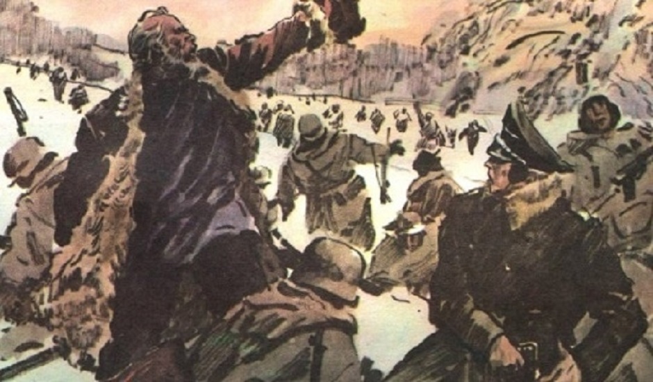Полевой последний день матвея. 14 Февраля 1942 подвиг Матвея Кузьмича Кузьмина.. Последний день Матвея Кузьмина.