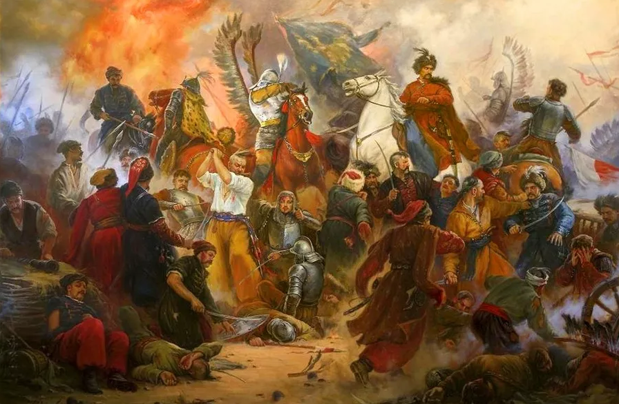Берестецкая битва 1651 картина. Битва под Берестечком.