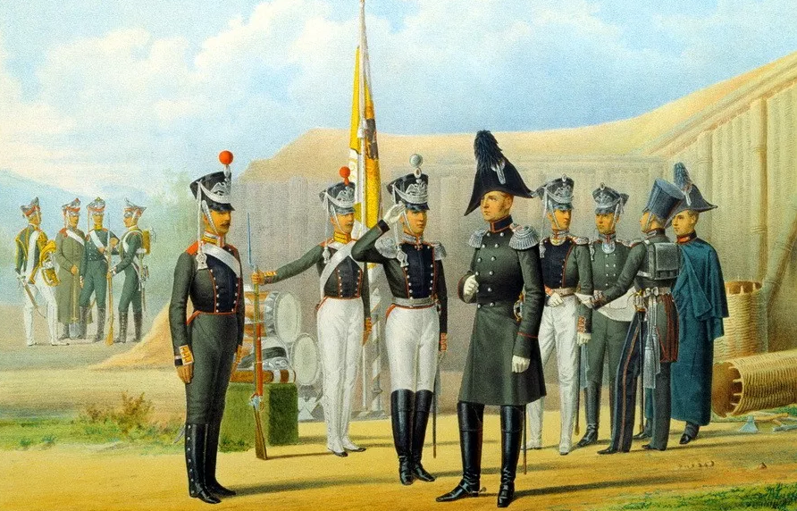 Военные 1800 годов. Лейб-гвардия 1812. Лейб-гвардии Саперный батальон. Лейб-гвардии Преображенский полк 1812.