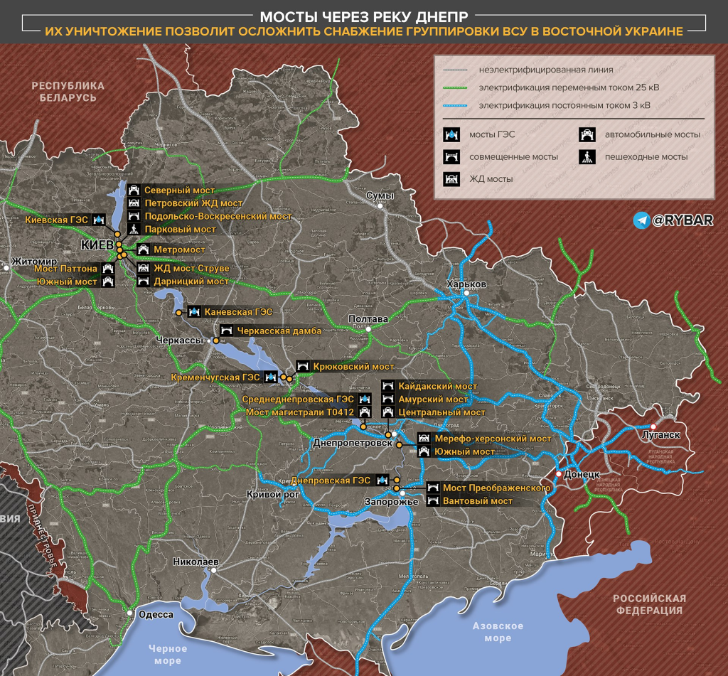 Карта территории военных действий