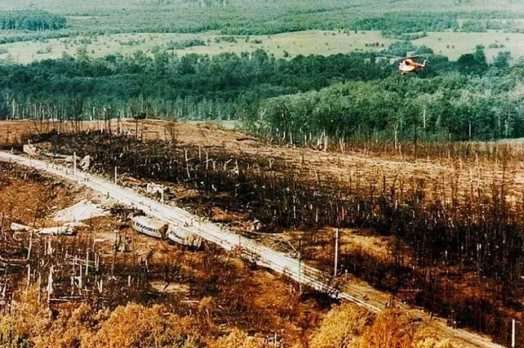 Железнодорожная катастрофа под уфой 1989 фото