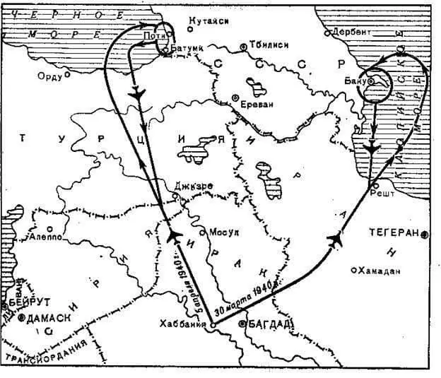1 апреля 1940 года - Союзники  приготовили 4 эскадрильи для бомбардировок Кавказа