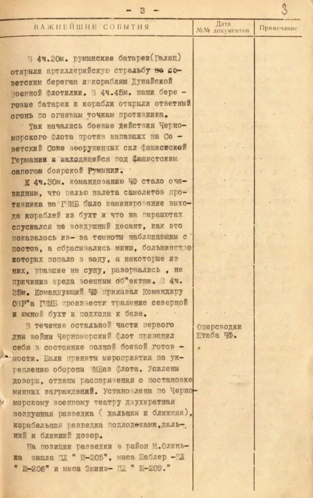 22 июня 1941 года - Хронология первого дня Великой Отечественной войны - Утро