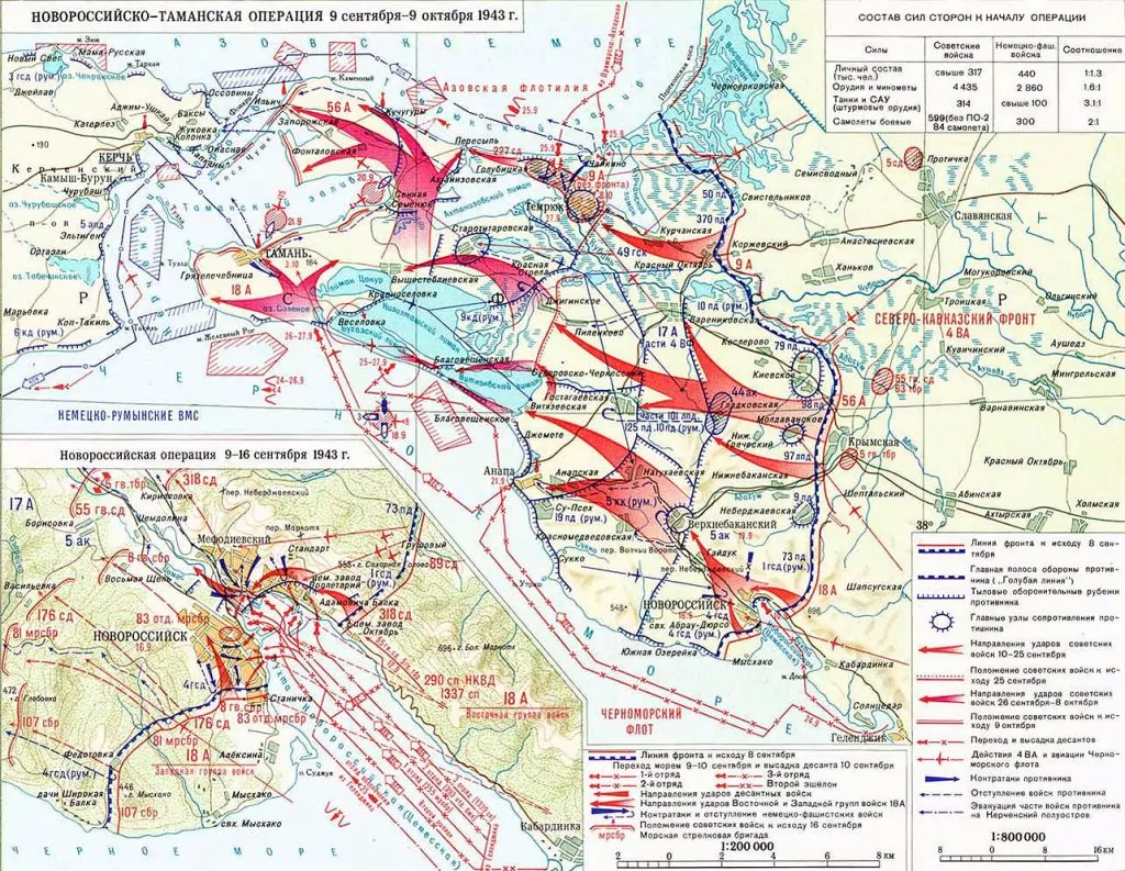 Карта вов 1942 1943