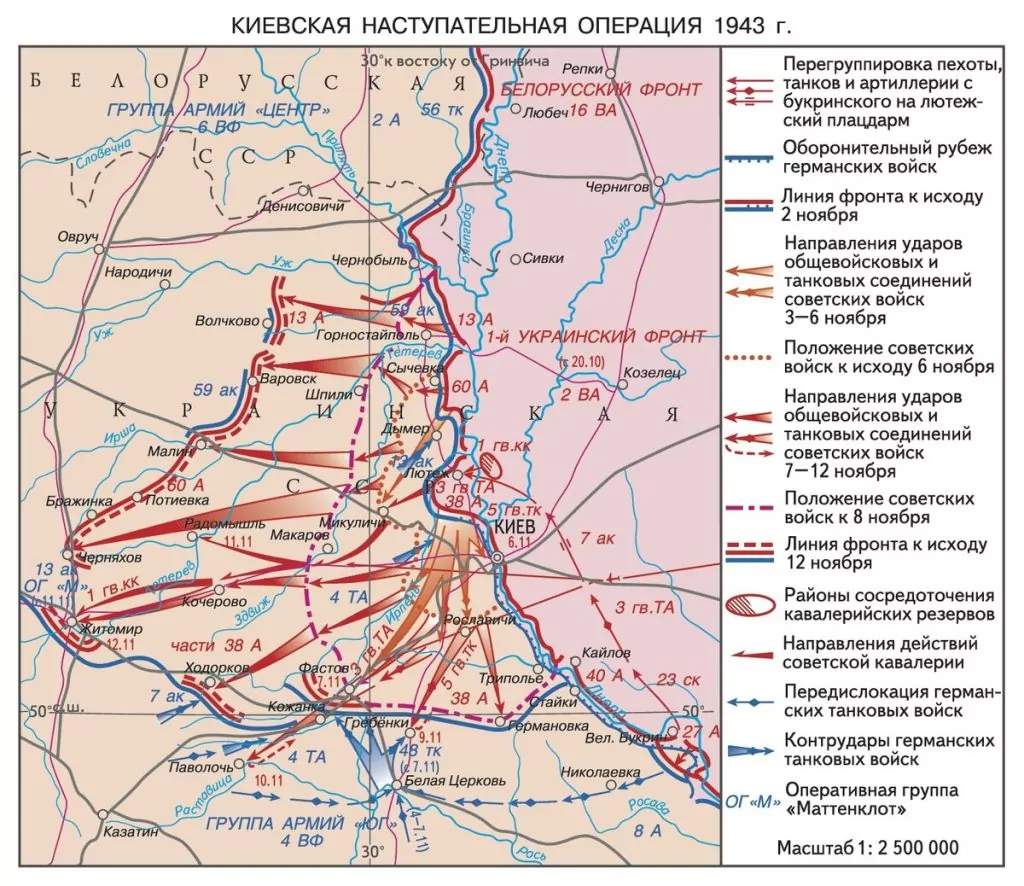 Карта вов на украине